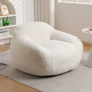 Giant Bean Bag Chair, Spacious Memory Foam With Armrests by Unique Piece Furniture