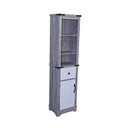 Narrow Bathroom Storage Cabinet with Adjustable Shelves