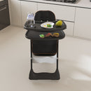 Adjustable Baby High Chair 0-6 Years, Portable Infant Feeding Seat With Safety Belt, Silent Lockable Wheels by Unique Piece Furniture