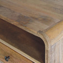 Curved Upper Slot Floating Nightstand by Unique Piece Furniture