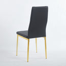 Dining Chair (Set of 4) - Golden Black