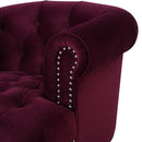 La Rosa - Victorian Tufted Upholstered Accent Chair by HouseOfZazla
