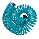 50' Blue Coil Hose w/8-Pattern Plastic Nozzle 27436