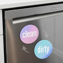 Dirty Clean Dishwasher Magnet - Essential Home Kitchen Gadget with Bold Visibility - Water Resistant & Universal Dishwasher Magnet Clean Dirty Sign for All Dish Washers by TinyTreasures Baby Boutique