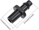 uxcell Single Barb Drip Pipe Connector 4/7mm Hose Fitting for Garden Agricultural Irrigation System, Plastic 20pcs by GreenHaven Gardens