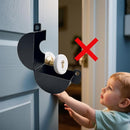Door Knob Lockout Device with Password Lock and Key Lock Prevents Operating The Knob Cover to Disable Faucet Valve Spigot Dementia Door Locks for Elderly (Silver) by TinyTreasures Baby Boutique