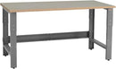 Table & Workbench: 1" Thick Particle Board Top, Height Adjustable Bench - 30" D x 48" L x 30" - 36" H - by BenchPro by GreenHaven Gardens