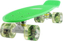 Skateboards Complete 22 Inch Mini Cruiser Retro Skateboard for Kids Boys Youths Beginners by TinyTreasures Baby Boutique