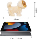 Electronic Walking Pomeranian Stuffed Dog Toy, Realistic Interactive Puppy Robot Pet Dog, Walking, Barking,Wagging Tail & Talking,Present Pet Gifts for 3+ Year Boys Girls by TinyTreasures Baby Boutique