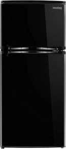 RecPro 4.4 Cu Ft 12V RV Refrigerator with Freezer | Frost-Free, Black Finish | Adjustable Shelves, Reversible Door, Built-In Lock | Off-Grid Camper Fridge | 19.5”W x 23.5”D x 43.5”H by CozyNest Decor