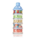 Accmor Formula Dispenser On The Go, 5 Compartments Stackable Formula Container for Travel, Baby Milk Powder Kids Snack Container, BPA Free by TinyTreasures Baby Boutique