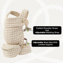 Ergonomic Baby Carrier for Newborns to Toddlers (7-35 lbs) with Adjustable Straps and Belt Bag – Comfortable, Versatile, and Stylish Babywearing Solution by TinyTreasures Baby Boutique