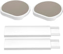 Expansion Pack - Greige - 2 Straight Tracks and 2 Trays. Does not Work Without the Lazy Susan Revolution Full Set (Sold Separately). by CozyNest Decor