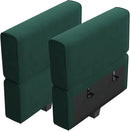 Belffin Modular Sofa Armrest Backrest Module for Modular Sectional Sofa Couch Side Armrest, Backrest Velvet Green by CozyNest Decor