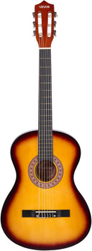 VEVOR Acoustic Guitar, Classical Guitar Starter Kit for Beginners, with Nylon Strings, Basswood Guitar, for Kids Adults Girls Boys Students by TinyTreasures Baby Boutique