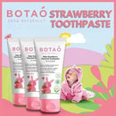 Fluoride Free Baby Toothpaste | Natural Toddler Toothpaste | Strawberry Flavored - Training Toothpaste for Toddlers | EWG Verified, Vegan, SLS Free, Safe to Swallow, Aloe Vera (3 Pack) by CozyNest Decor