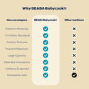 BEABA Babycook Duo 4 in 1 Baby Food Maker, Baby Food Processor, Baby Food Blender Baby Food Steamer, Make Fresh Healthy Baby Food at Home, 9.1 Cup Capacity, Makes 54 Servings in 20 Mins, Oat by TinyTreasures Baby Boutique