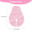 2 Larger Breast Ice Packs with Soft Covers and 6 Breast Pads for Leaking Milk, Hot and Cold Breast Therapy Packs, Breastfeeding Essentials for Relief of Clogged Ducts, Nipple Pain, Engorgement(Pink) by TinyTreasures Baby Boutique