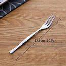 Crab Stainless Steel Forks,Escargot Fork 3 Prong Tasting Appetizer Forks Portable Cocktail Salad Fruit Forks for Party Travel,Set of 12, 5 Inches (12 Pcs) by CozyNest Decor
