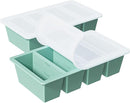 Silicone Freezer Tray for Sauce Cube: GGOW Silicone Freezing Tray for Soup Storage - Freeze 250mL 125mL Souped Broth Portion by TinyTreasures Baby Boutique