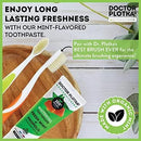 MOUTHWATCHERS Whitening Fluoride Free Naturally Sourced Toothpaste, 3 oz Tube, for Sensitive Teeth and Gums, Fresh Organic Mint and Propolis, by Dr. Plotka's by CozyNest Decor