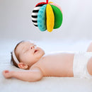 8-in-1 Sensory Balls for Infant Toddlers,Rainbow Fabric Baby Toy for Sensory Development,Montessori Toys for Babies 6-12 Months,8 Different Sensory Tactile Textures with Crinkle Rattle Squeakers by TinyTreasures Baby Boutique