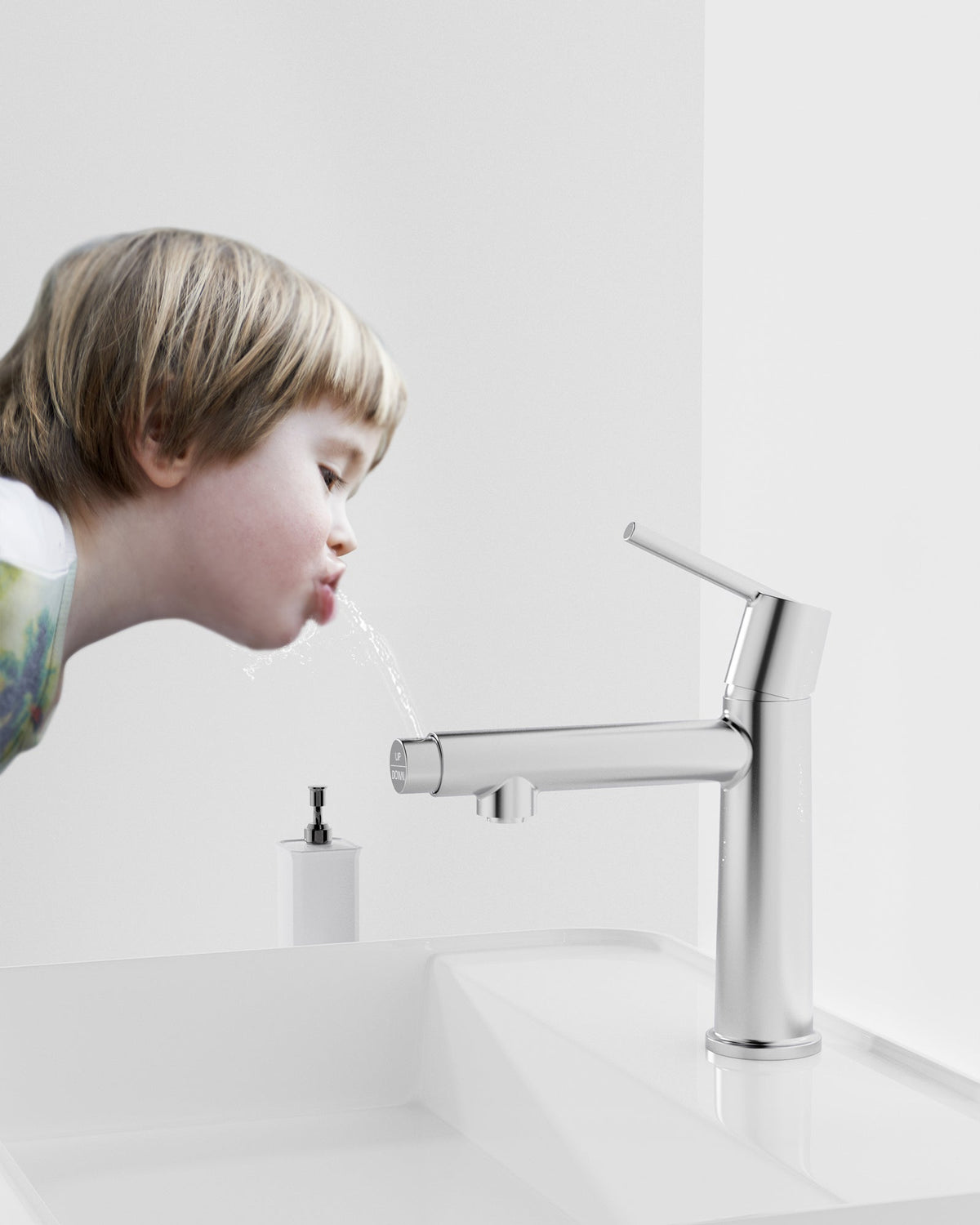 Chrome Single Handle Bathroom Faucet for 1 or 3 Holes, photo 4 of 10