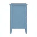 Fluted 3 Drawer Nightstand With Soft Close Slides by HouseOfZazla