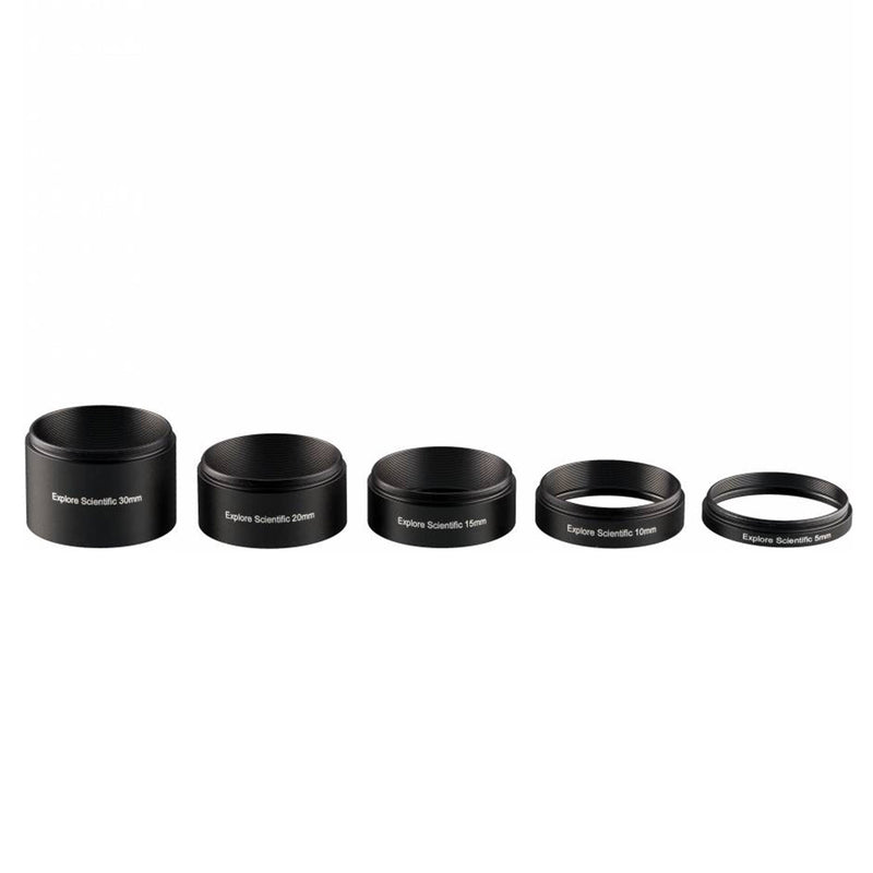 Extension Ring Set M48x0.75 - 5 pieces (30, 20, 15, 10 and 5 mm), photo 3 of 3