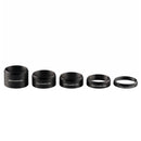 Extension Ring Set M48x0.75 - 5 pieces (30, 20, 15, 10 and 5 mm) by Explore Scientific