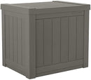 Suncast SS500ST 22 Gallon Small Resin Outdoor Patio Storage Deck Box (4 Pack) by CozyNest Decor