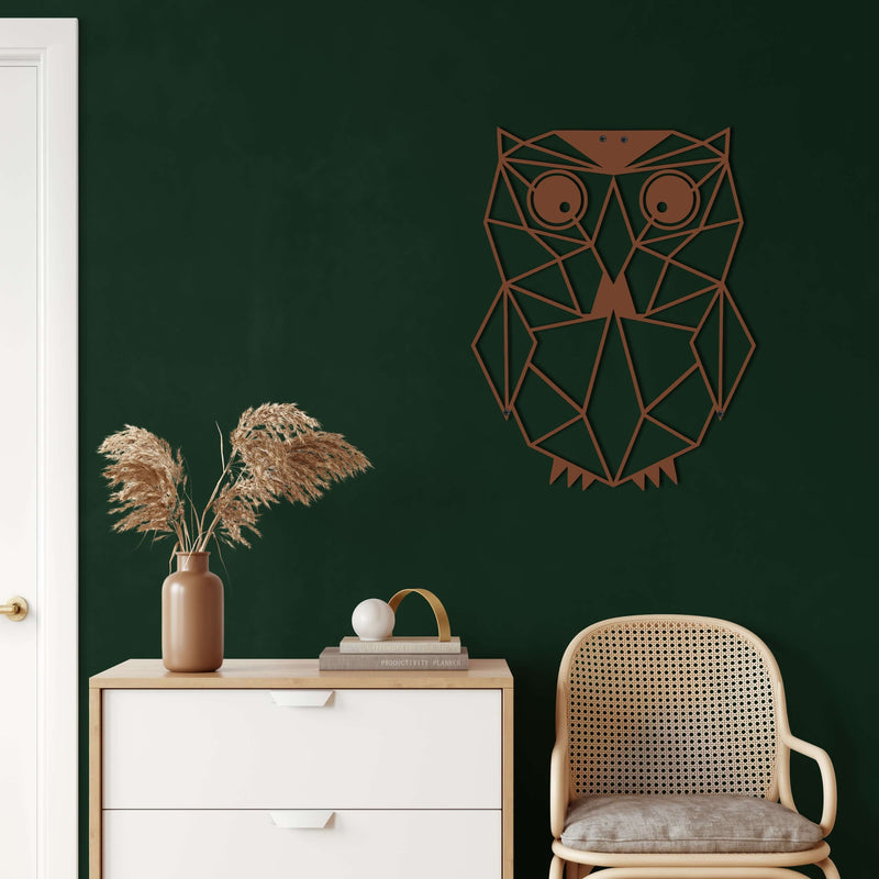 Owl Metal Wall Art