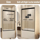 Double Sliding Shower Door With Explosion Proof Film by HouseOfZazla