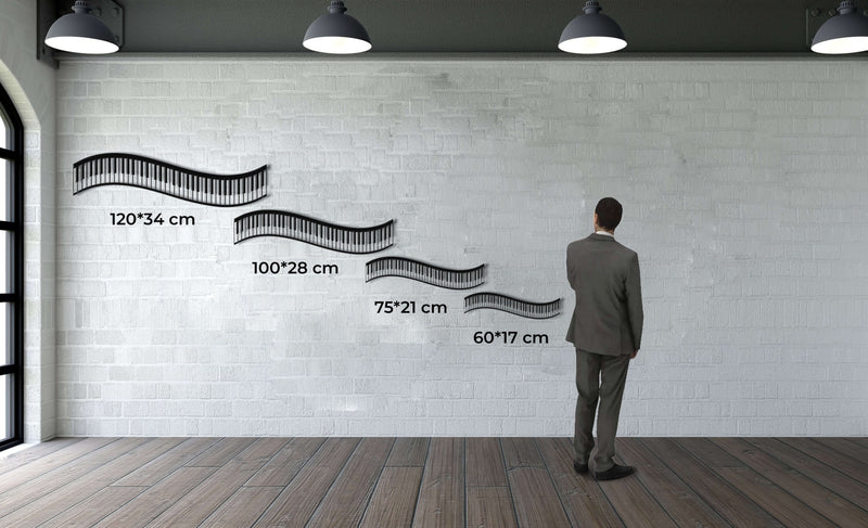 Piano Metal Wall Art
