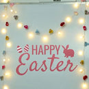 9.85Ft Easter Decor String Lights with Timer 20 Rabbit Shaped Pompoms 20 Ball LED Garland Battery Operated Easter Decorations Bunny Lights for Home Party Kids Room Bedroom Birthday Wedding Indoor by CozyNest Decor