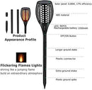 Aityvert Upgraded Larger Solar Torch Lights, Waterproof Outdoor Dancing Flames Lights, Flickering Flames Garden Light, Landscape Decoration Pathway Patio Lights 43" 96 LED (2 Pack) by GreenHaven Gardens