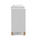Storkcraft California 3-Drawer Chest with Removable Changing Topper (White with Driftwood) – GREENGUARD Gold Certified, Interlocking Drawer System, Pre-Installed Tracks, Easy Assembly by TinyTreasures Baby Boutique