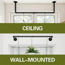 Plant Hanger Indoor Hanging Planters for Indoor Plants Hanging Plant Holder Black Metal Rod(Pot/Chain/Plant not Included by GreenHaven Gardens