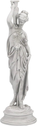 Design Toscano Dione the Divine Greek Water Woman Indoor/Outdoor Garden Statue, Medium, 22 inches tall, Cast Stone Resin, Antique Stone Finish by GreenHaven Gardens