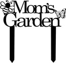 Custom Patio Meta Sign with Stake, Bee and Butterfly Decoration, Farmhouse Yard Art - Personalized Gardener Name, Gift for Mom & Grandma by CozyNest Decor