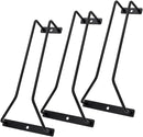 8.8-Inch Wine Glass Rack - Under Cabinet Stemware Wine Glass Holder Glasses Storage Hanger Metal Organizer for Bar Kitchen Black (1 Rows, 3 Pack) by CozyNest Decor