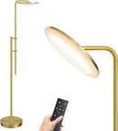 SUNMORY 32W/3000LM Floor Lamps, Super Bright LED Standing Lamp with Remote Control, Adjustable Tall Lamp with 350°Rotating Head, Modern Dimmable Torchiere Corner Lamp for Living Room, Bedroom, Office by CozyNest Decor