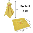 Pro Goleem Duck Security Blanket Soft Yellow Baby Lovey Unisex Lovie Baby Gifts for Newborn Toddler Snuggle Toy Stuffed Animal 16 Inch by TinyTreasures Baby Boutique
