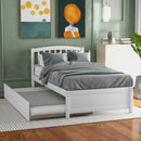 Platform Bed Wood Bed Frame With Trundle by HouseOfZazla