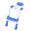 Potty Training Seat with Step Stool Ladder, SKYROKU Potty Training Toilet for Kids Boys Girls Toddlers - Comfortable Safe Potty Seat with Anti-Slip Pads Ladder Navy Blue by TinyTreasures Baby Boutique