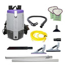 ProTeam Super Coach Pro 6 Commercial Backpack Vacuum with ProBlade Hard Surface and Carpet Tool Kit, 6 Quart, Corded, 107535 by CozyNest Decor