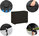 Outdoor Dining Cart Cover for Royal Gourmet Double-Shelf Movable Prep Grill Side Table Heavy Duty Waterproof Cover for Stainless Steel Top BBQ Pizza Oven Kitchen Work Table, Black by GreenHaven Gardens