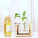 Kingbuy Plant Propagation Station Air Plant Terrarium Bulb Vase with Wooden Swivel Holder Desktop Glass Planter for Indoor Water Plants Home Office Tabletop Decor - 1 Bulb Vase by GreenHaven Gardens