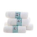 HIPHOP PANDA Baby Washcloths, Rayon Made from Bamboo - 2 Layer Ultra Soft Absorbent Newborn Bath Face Towel - Reusable Baby Wipes for Delicate Skin - White, 6 Pack by TinyTreasures Baby Boutique