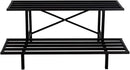 Zhongma 2 Tier Sturdy Metal Plant Stand Heavy Duty Plant Holder for Home Indoor and Outdoor,L45.67 x W17.5 x H14 inch, 440 LBS Capacity & Heavy Duty Construction … by GreenHaven Gardens